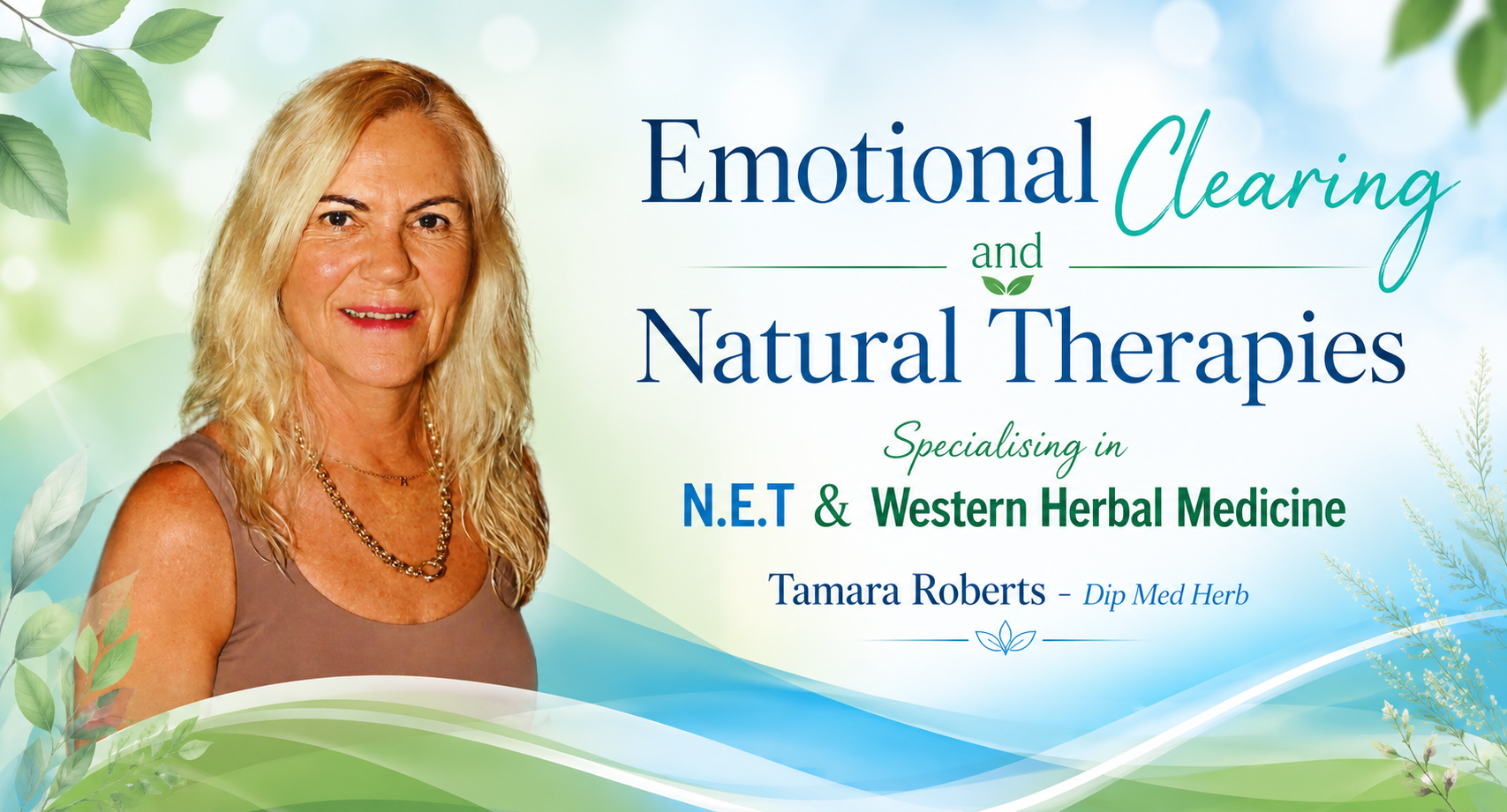 Tammy NET Banner Tamara Roberts Medical Herbalist